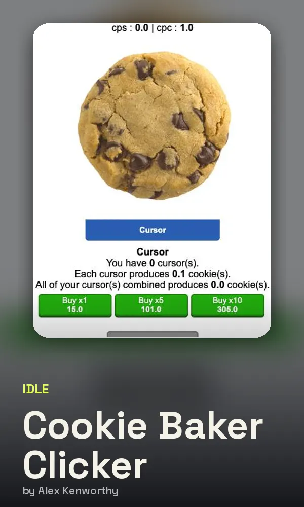Cookie Baker Clicker cover
