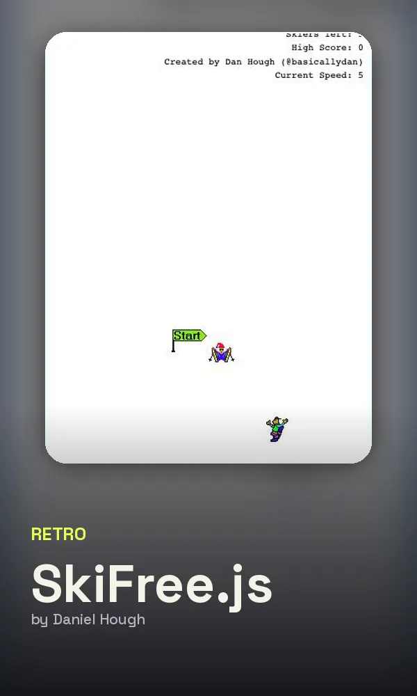 SkiFree.js cover