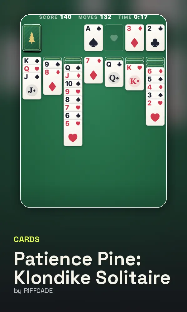 Patience Pine: Klondike Solitaire cover