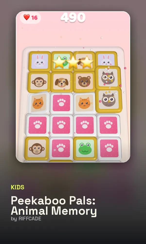 Peekaboo Pals: Animal Memory Match cover
