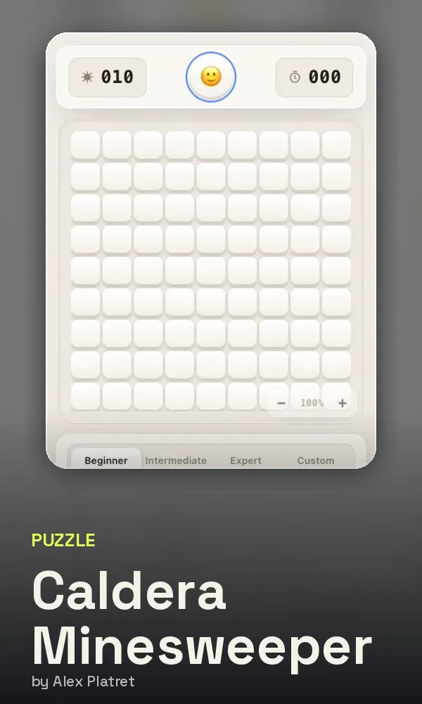 Caldera Minesweeper cover