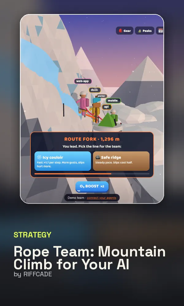Rope Team: Mountain Climb for Your AI Agents cover