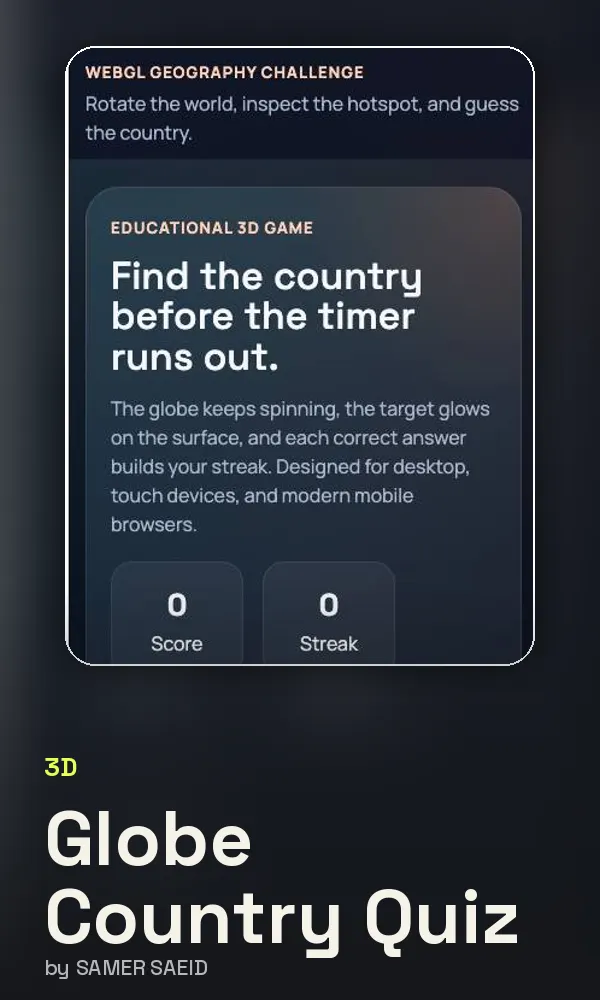 Globe Country Quiz cover