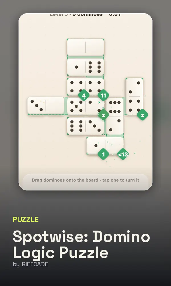 Spotwise: Domino Logic Puzzle cover