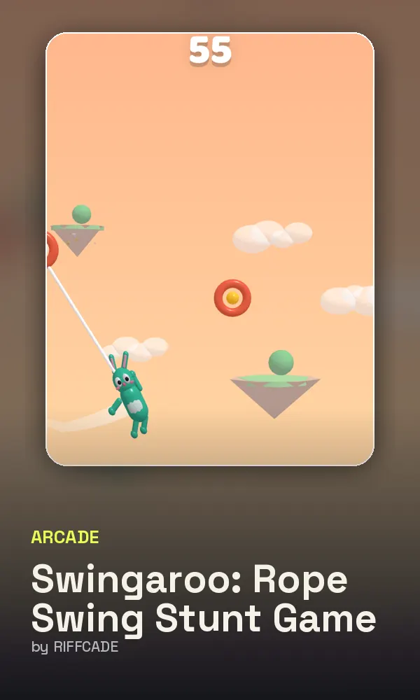 Swingaroo: Rope Swing Stunt Game cover