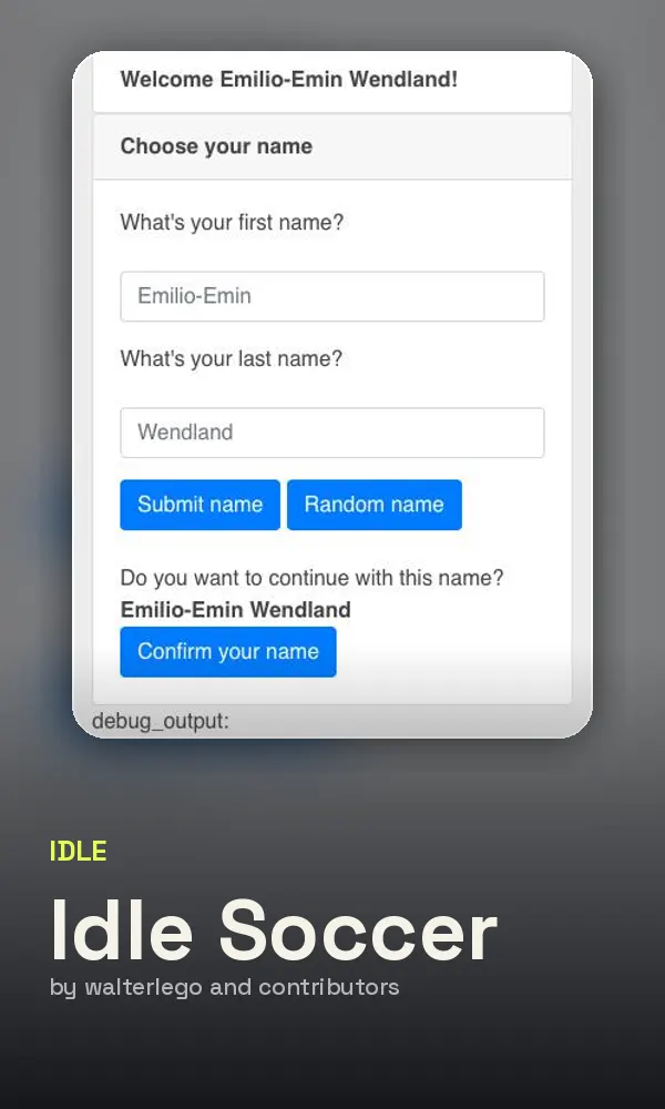 Idle Soccer cover