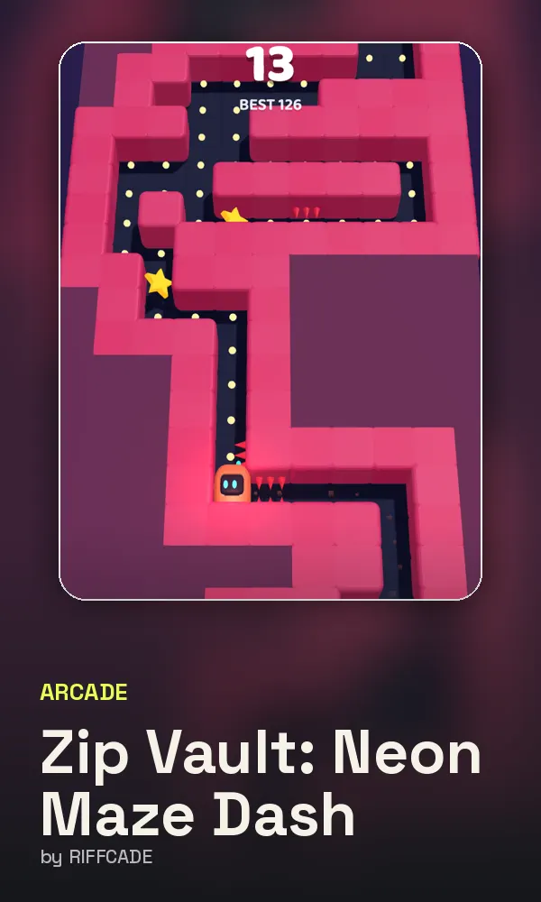 Zip Vault: Neon Maze Dash cover